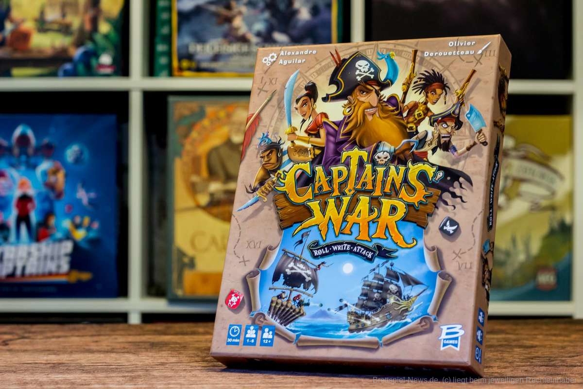 Captains War | Roll & Write mit Piraten!