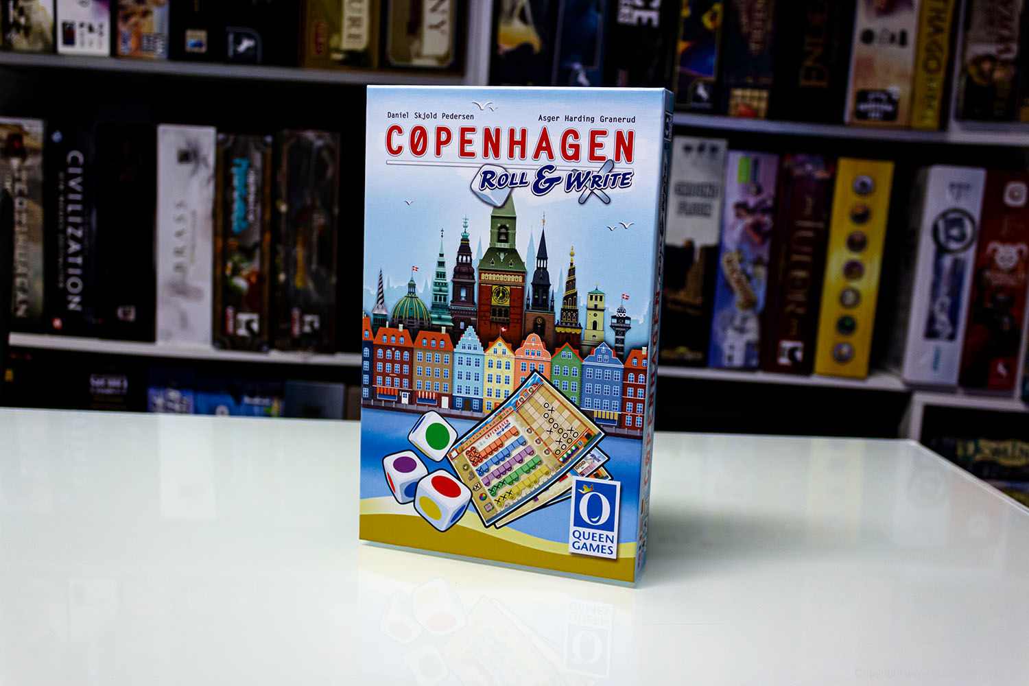 COPENHAGEN ROLL & WRITE // Bilder vom Spiel