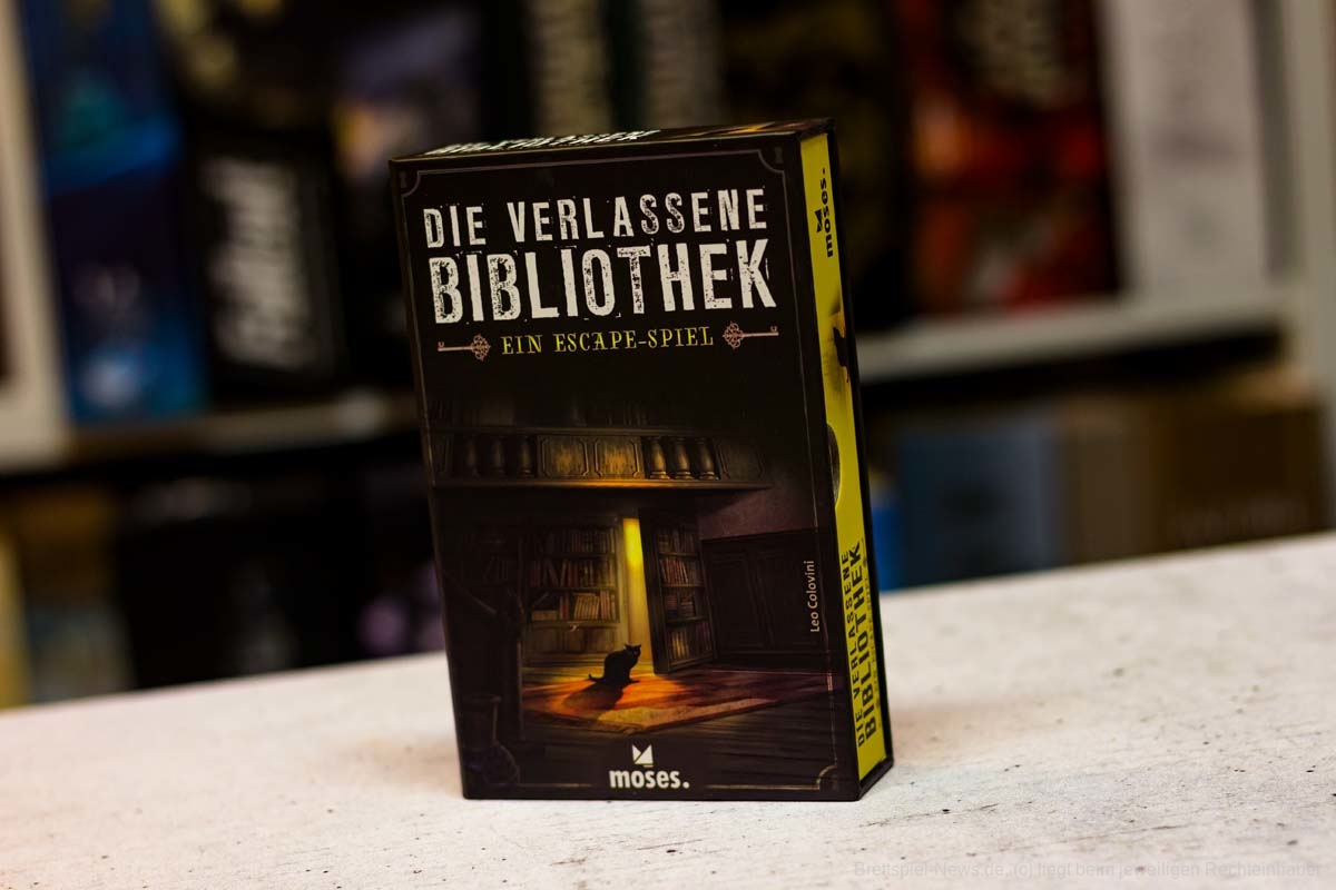 DIE VERLASSENE BIBLIOTHEK // Escape Spiel vom moses. Verlag