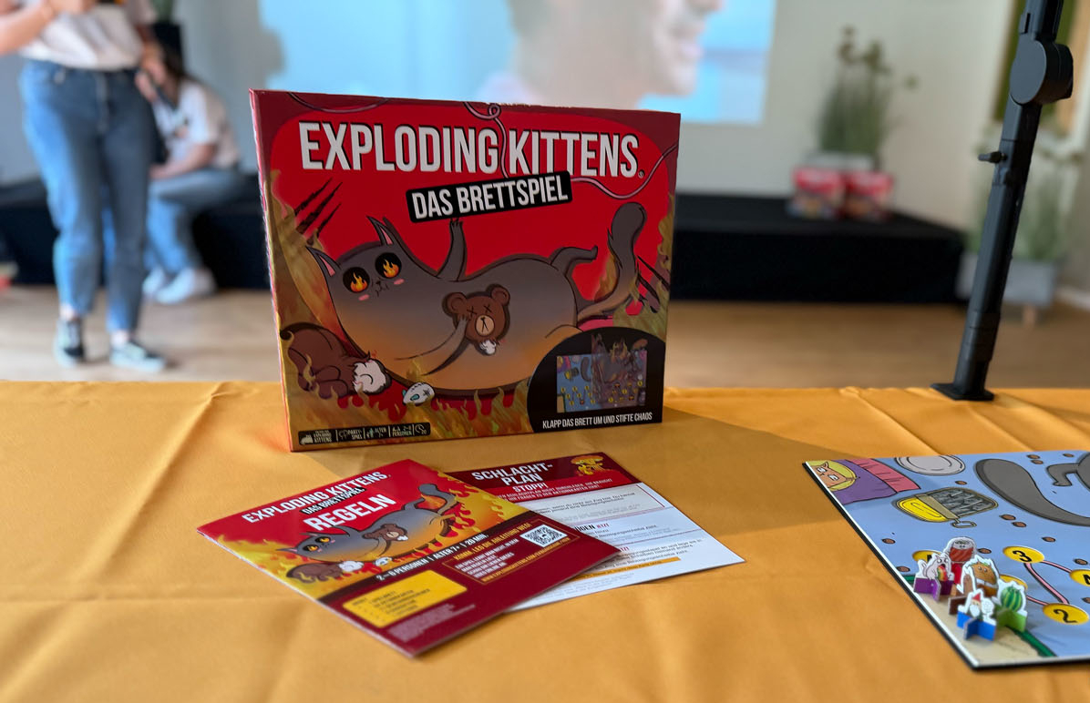 Exploding Kittens erhält zum 10. Geburtstag ein eigenes Brettspiel
