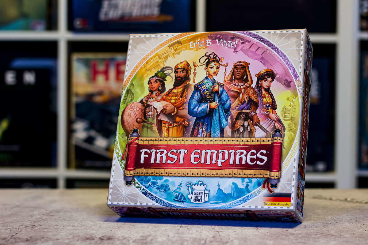 First Empires ist Ende 2022 im Vertrieb von Asmodee erschienen