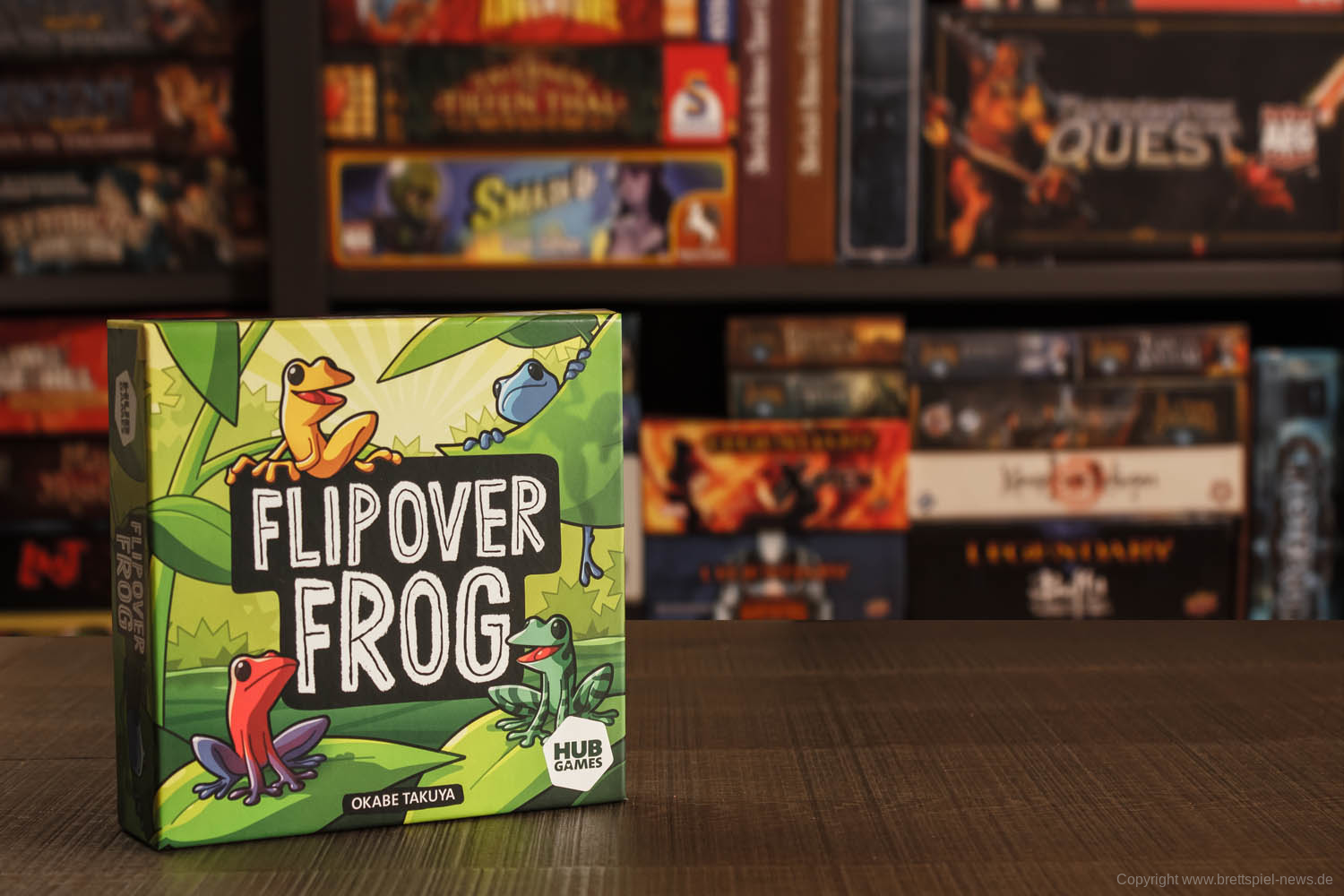 FLIP OVER FROG // Bilder vom Spielmaterial