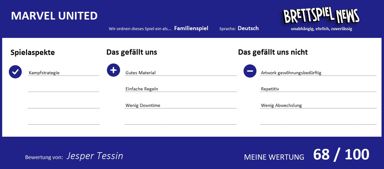 marvel united 2 meinung
