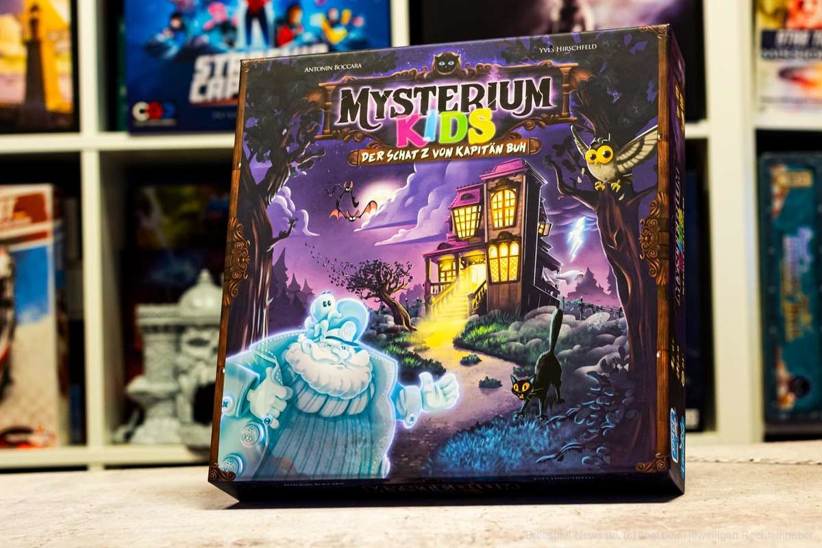 Mysterium Kids: Der Schatz von Kapitän Buh zum Kinderspiel des Jahres 2023 nominiert