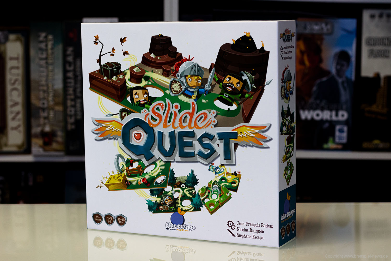 SLIDE QUEST // Bilder vom Spiel