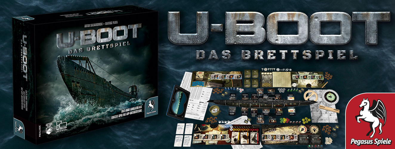 U-BOOT von Phalanx erscheint 2019 bei Pegasus Spiele