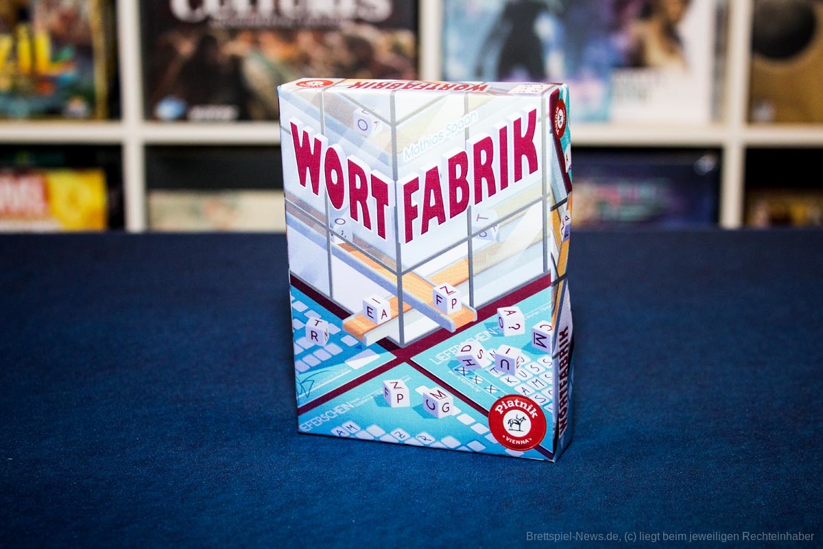 Wortfabrik | Roll & Write-Spiel mit Buchstabenwürfeln.