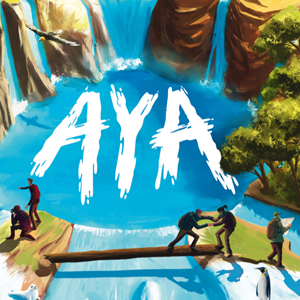 Aya – Entdeckt die atemberaubenden Wunder der Natur, Brettspiel, Familienspiel, Naturspiel, Fluss und Wasser, Heidelberger Spieleverlag