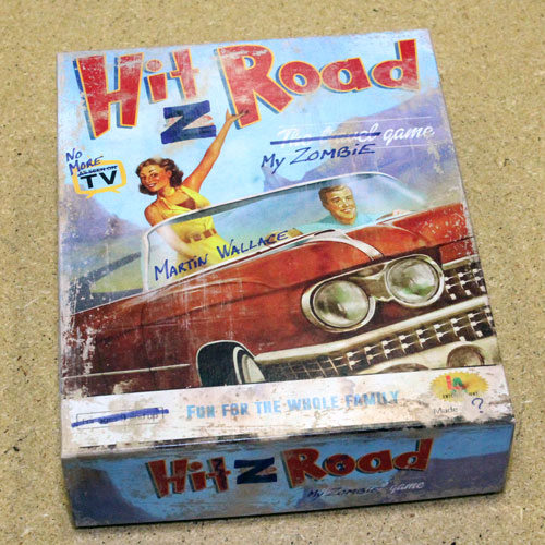 Hit Z Road von Martin Wallace auf dem Weg zum Handel, asmodee