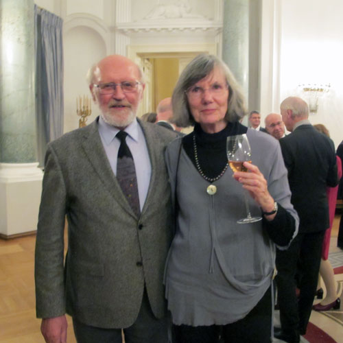 Erika und Martin Schlegel beim Bundespräsidenten Gauck