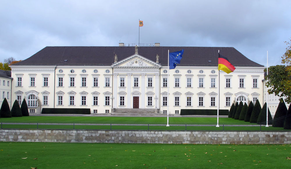 Erika und Martin Schlegel beim Bundespräsidenten Gauck