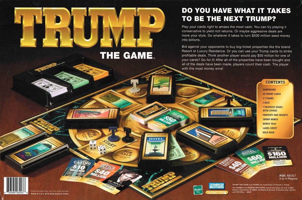 Trump: The Game - Erster Präsident mit eigenem Brettspiel