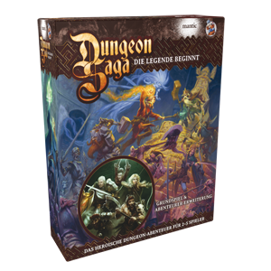 Dungeon Saga DELUXE ist erschienen, Heidelberger Spieleverlag, Spiel,