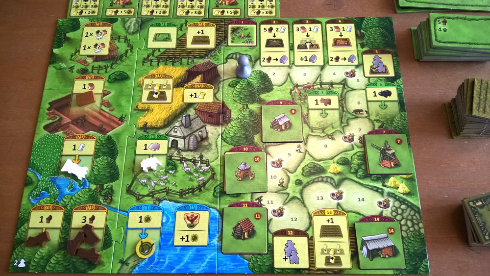 Agricola Familienversion angespielt, Rezension, Test, Brettspiel, lookout Spiele