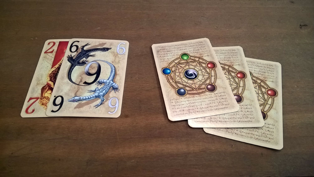 Elements vom Team Saien, Test, Rezension, Kartenspiel