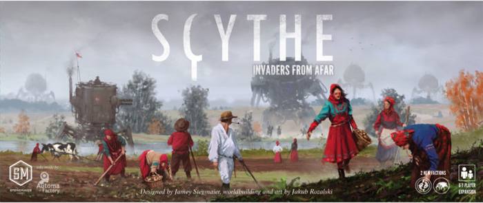 Scythe Erweiterung – Invaders From Afar angekündigt, 4X Spiel, Brettspiel, Stonemaier Games