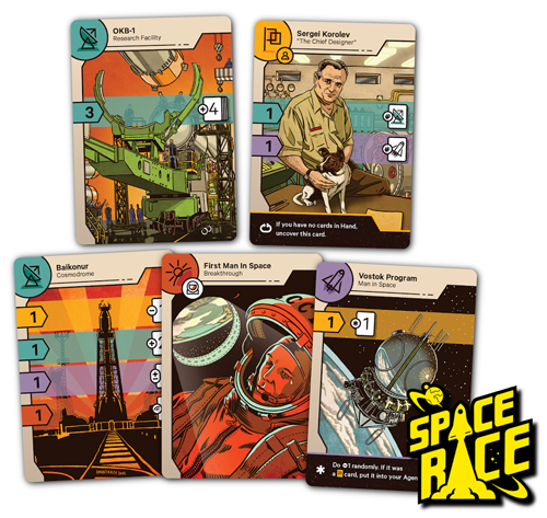 Space Race: The Card Game, Kickstarter, Spiel, Kartenspiel