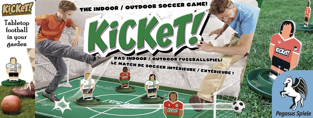 Das Outdoor-Fussballspiel KICKeT! ist erhältlich