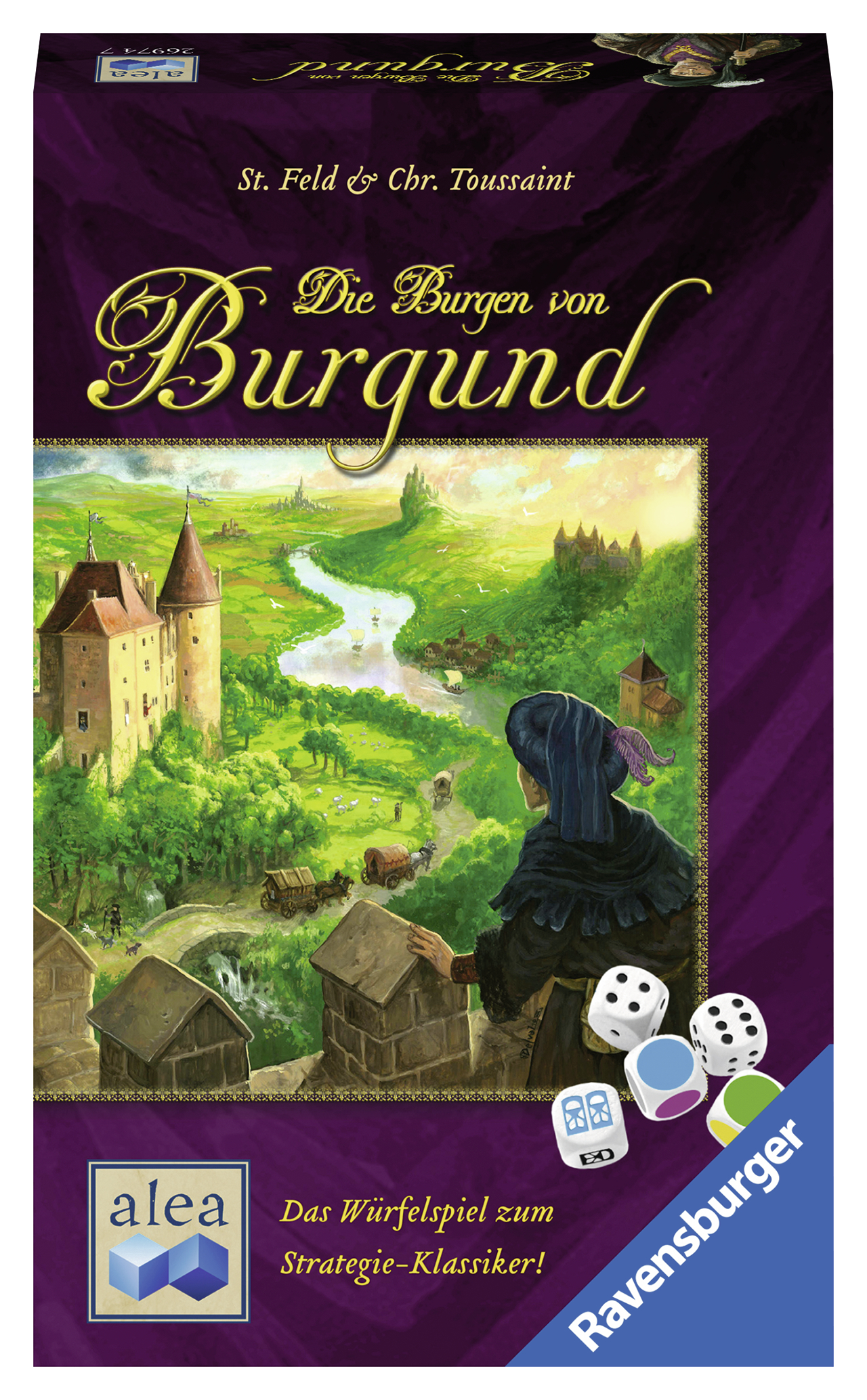 Die Burgen von Burgund Würfelspiel wird auf der Spiel 17 vorgestellt