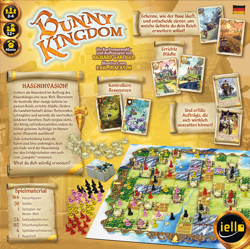 Bunny Kingdom von IELLO erscheint zur Spiel 2017