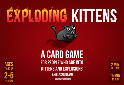 Exploding Kittens erscheint in Deutschland im vierten Quartal 2017