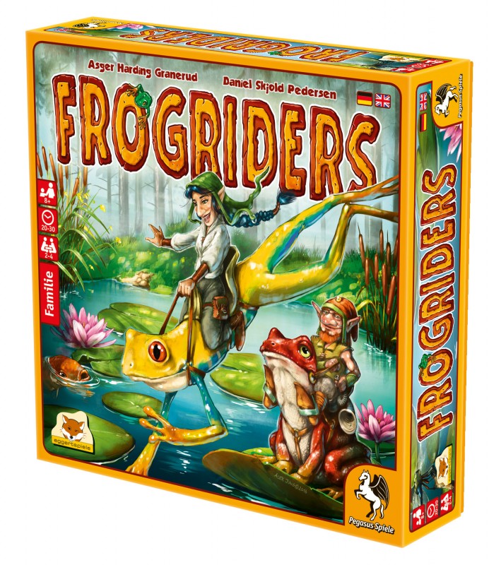 Frogriders von eggertspiele ist im Handel verfügbar