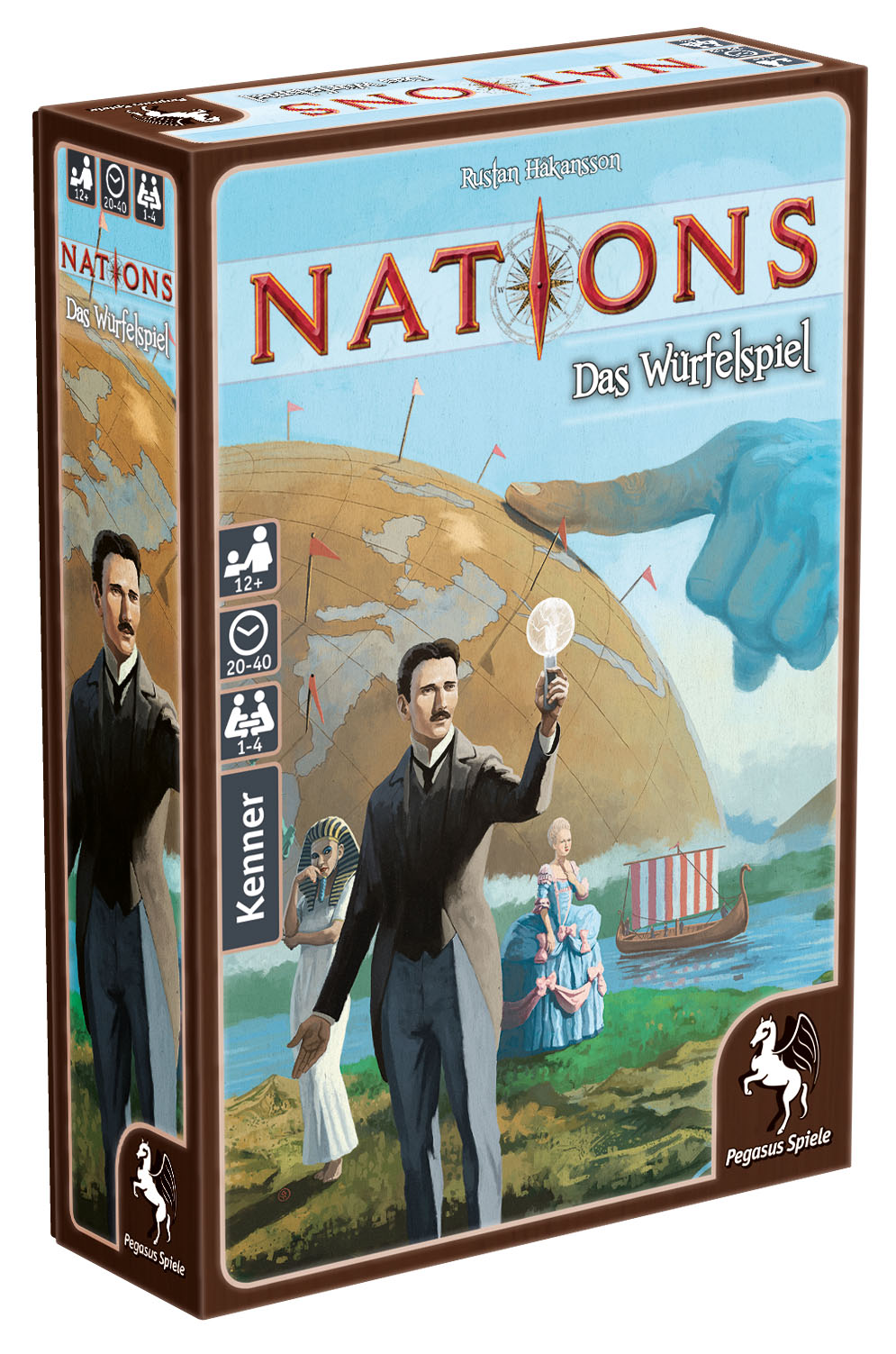 Nations - Das Würfelspiel erscheint zur Spiel ´17 bei Pegasus