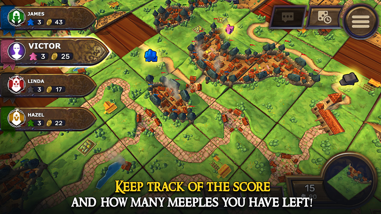 Carcassonne jetzt auf Steam und für Android verfügbar