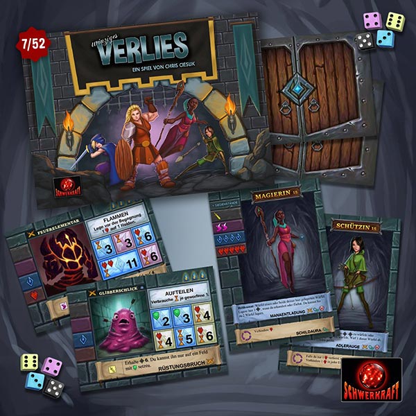 One Deck Dungeon erscheint als Winziges Verlies in Deutschland