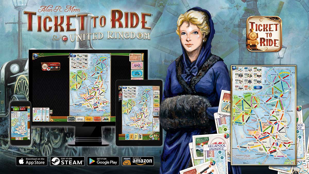 Erweiterung Ticket To Ride APP – United Kingdom 