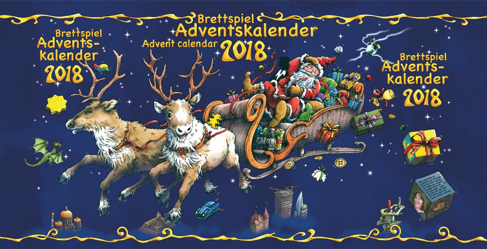 Der Brettspiel-Adventskalender 2018 mit Inhalt angekündigt 