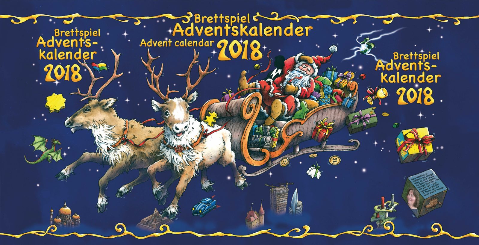 Der Brettspiel-Adventskalender 2018 mit Inhalt angekündigt