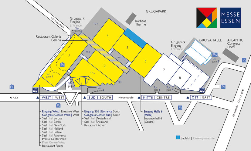 Hallenplan und Ausstellerverzeichnis zur Spiel 2018 in Essen