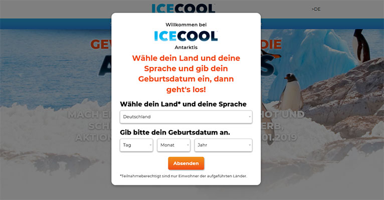 Reise in die Antarktis beim ICECOOL-Contest von AMIGO zu gewinnen