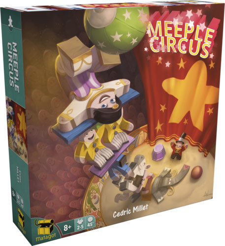 Meeple Circus erscheint auf Deutsch bei Pegasus Spiele
