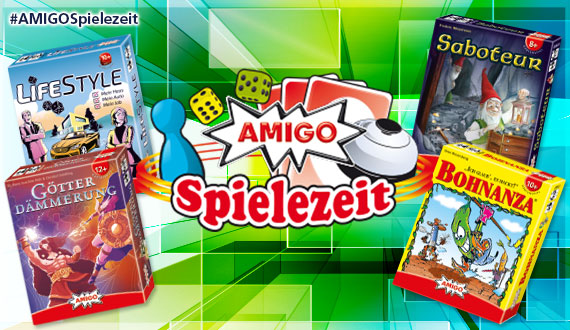 Die 8. Saison 2018 der AMIGO-Spielezeit mit Lifestyle