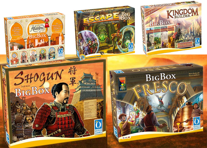 Neue Big Boxen von Queens Games und aktuelle Schnapper