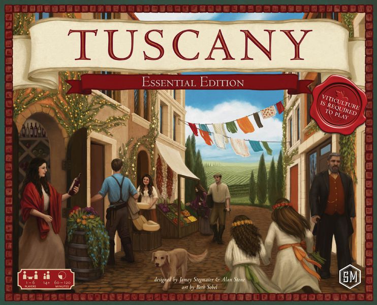 Tuscany Essential Edition erscheint bei Feuerland Spiele