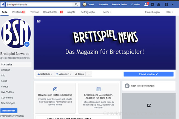 IN EIGENER SACHE // Facebook Seite von uns wieder aktiviert