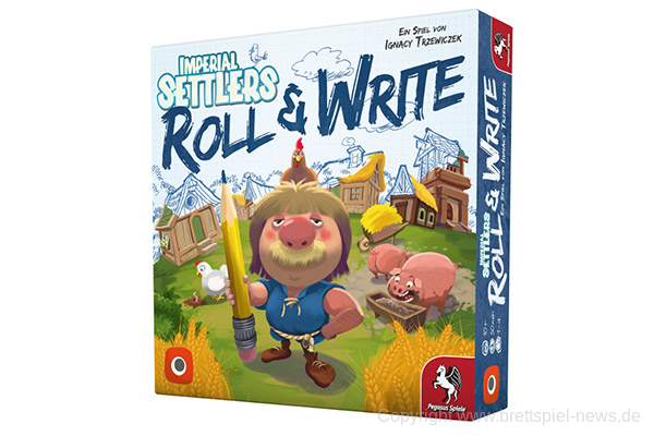 IMPERIAL SETTLERS: ROLL & WRITE // Auf der BerlinCon verfügbar