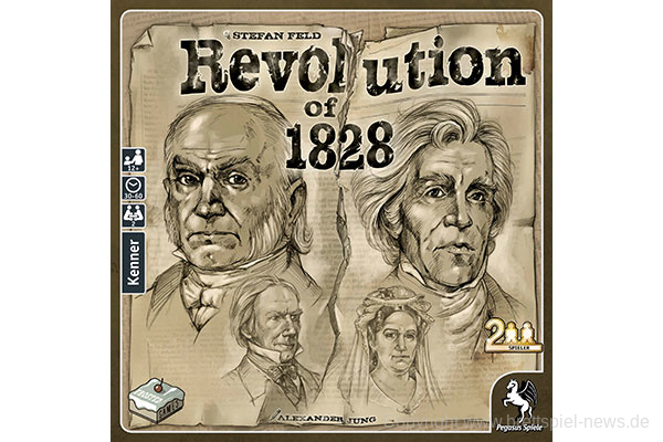 REVOLUTION OF 1828 // Spiel von Stefan Feld bald im Handel
