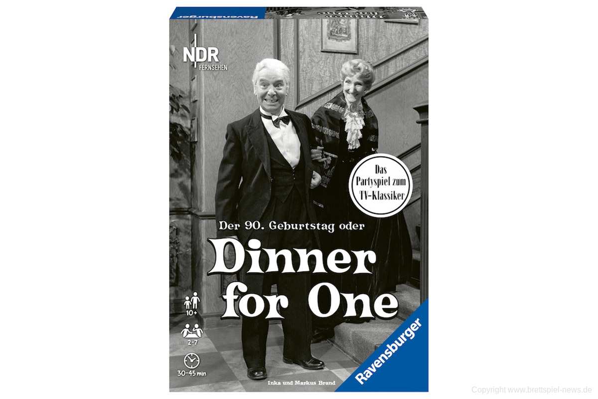  DINNER FOR ONE // das Partyspiel erscheint im Herbst 2020