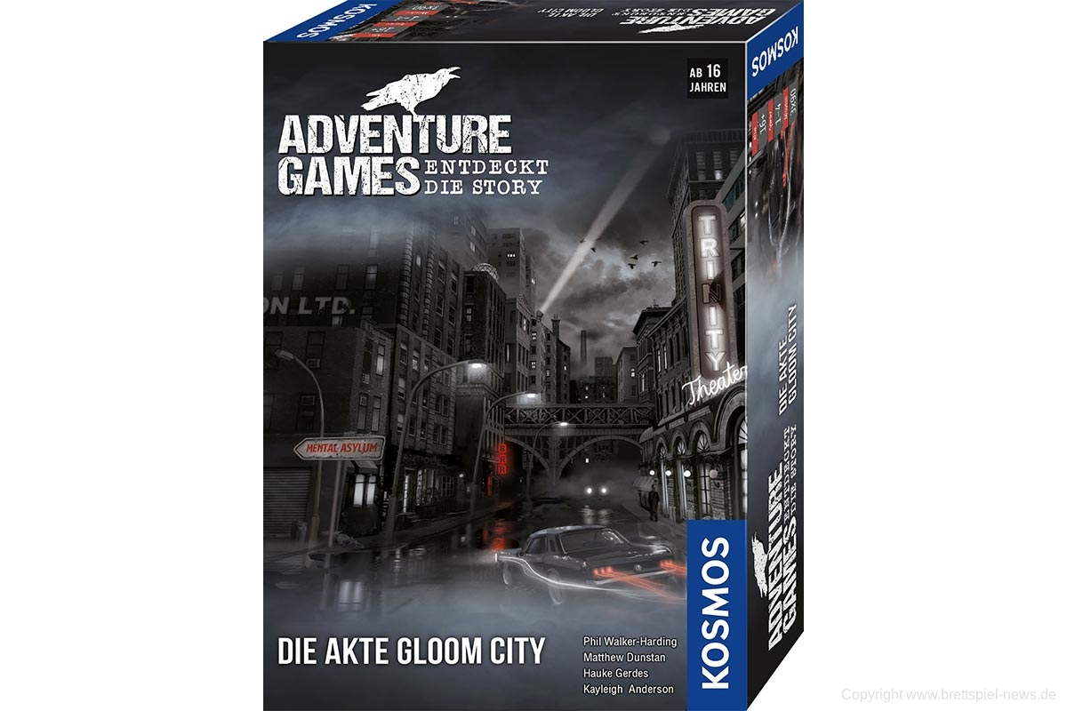 ADCENTURE GAMES // Die Akte Gloom City erscheint im Jan 2021