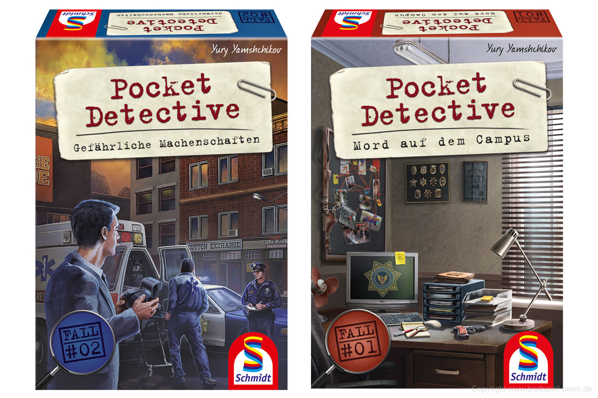 Pocket Detective Familienspiel Gefährliche Machenschaften SCHMIDT 49378