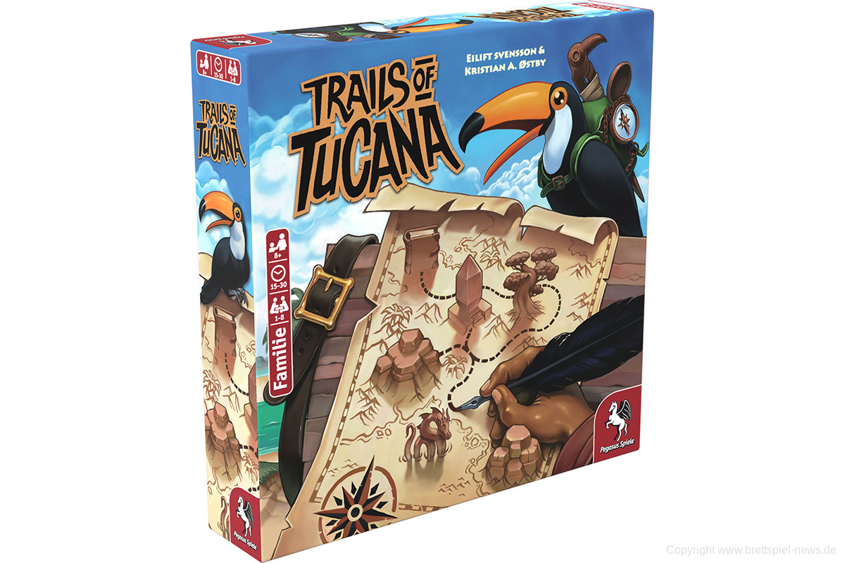 TRAILS OF TUCANA // Neuheit von Pegasus Spiele