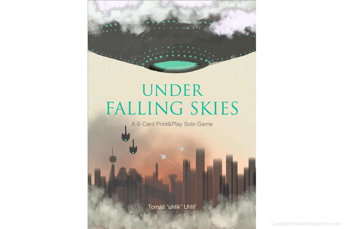 UNDER FALING SKIES // Print&Play Solo-Spiel von CGE