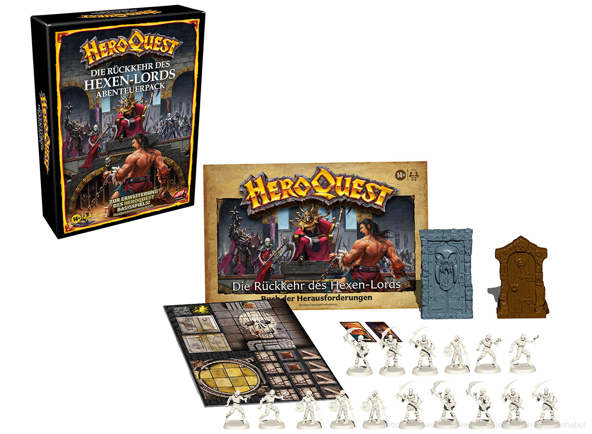 HeroQuest Die Rückke Pack und Inhalt