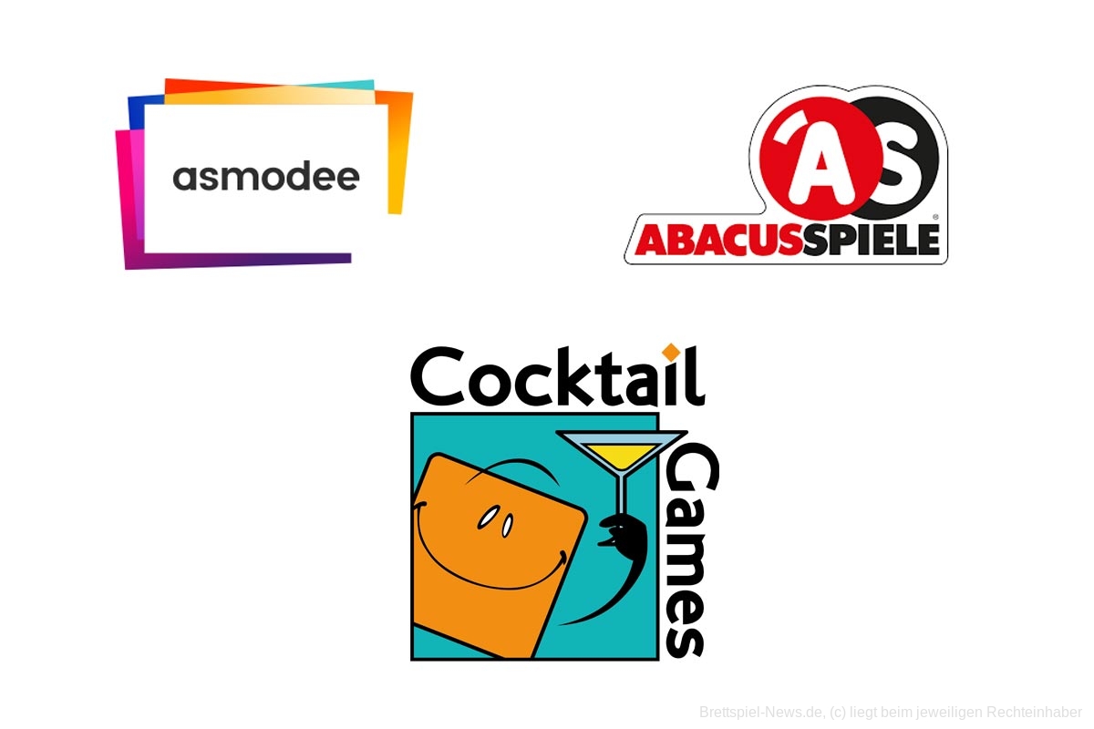 Asmodee startet Vertriebspartnerschaft mit Abacusspiele und Hanabi