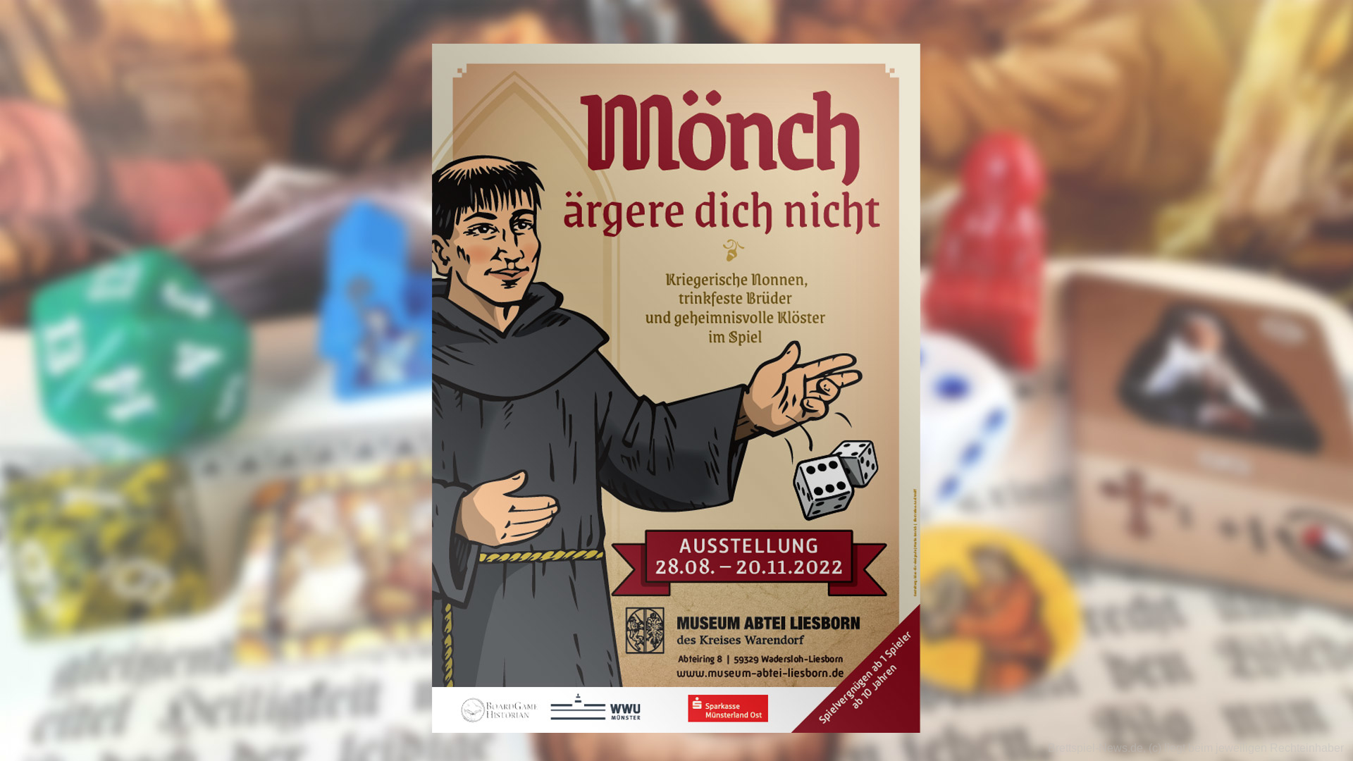 Event | Mönch ärger dich nicht - Ausstellung in Museum Abtei Liesbor
