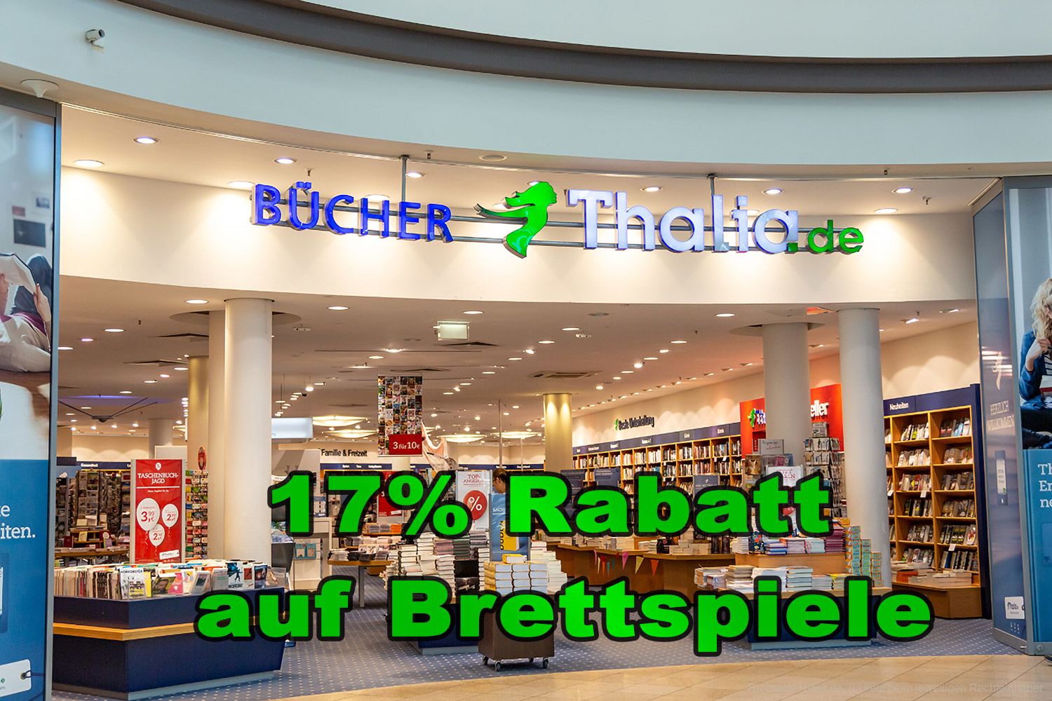 17% Rabatt auf alle Brettspiele bei Thalia